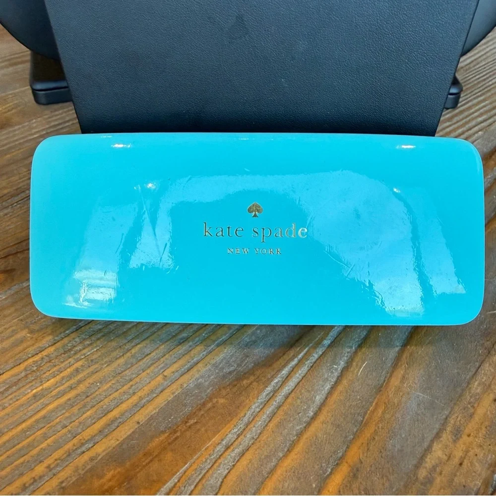 Kate Spade Glasses Case Turquoise & Green